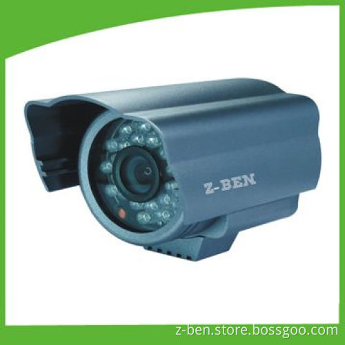 Weatherproof IR Camera with 12V DC Power Supply,420 to 700TVL Resolution and 20m IR Distance